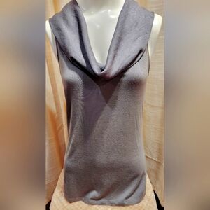 Ann Taylor Sleeveless Cowlneck Shell/Blouse